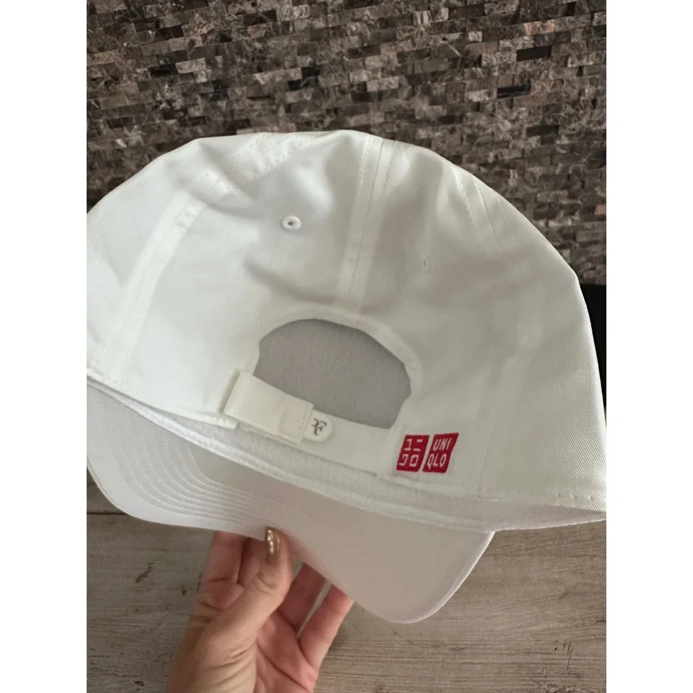 US Open Roger Federer RF 2026 White Tennis Hat NEW US Open Ring Ceremony Limited